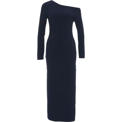 Blaues Drop-Shoulder-Kleid Aw24 , Damen, Größe: M - Norma Kamali - Modalova