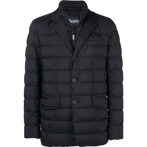 Winter Jackets, Double-Layered Down Jacket , male, Sizes: L, M, XL - Herno - Modalova
