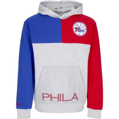 NBA Tie Breaker Hoodie Grau - Mitchell & Ness - Modalova