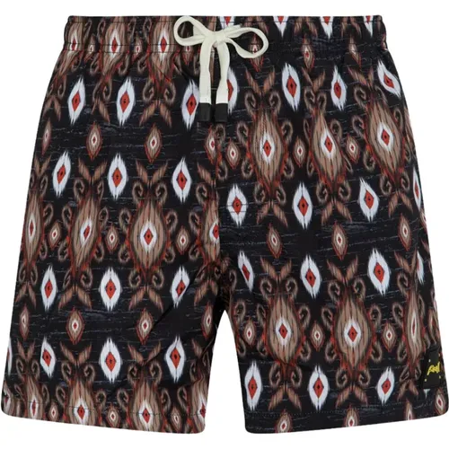 Short A Fantasia Mood Ethnic , Herren, Größe: 2XL - F**k - Modalova