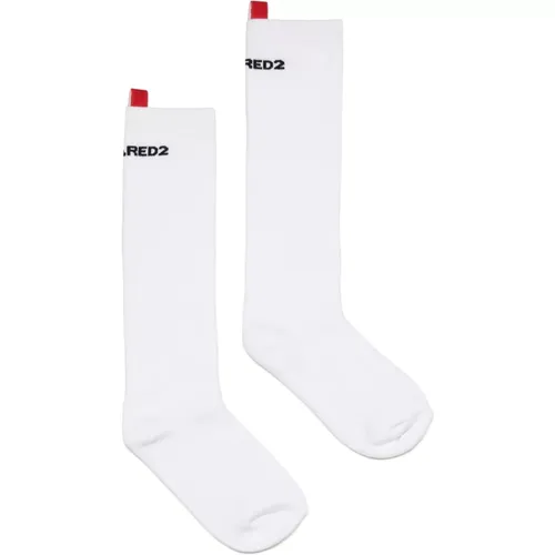 Socken mit Logo und Zuglasche - Dsquared2 - Modalova