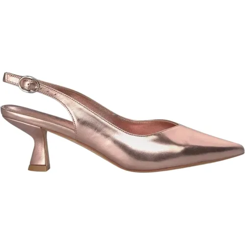 Pointed Toe Heel Shoe Buckle Closure , female, Sizes: 8 UK, 7 UK, 5 UK, 6 UK, 3 UK, 4 UK - Alma en Pena - Modalova