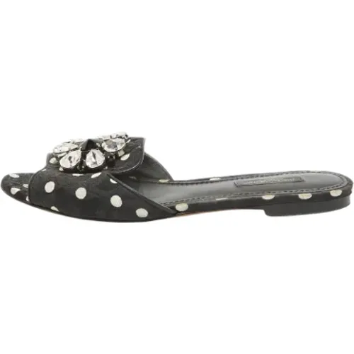 Pre-owned Canvas flats , female, Sizes: 4 UK - Dolce & Gabbana Pre-owned - Modalova