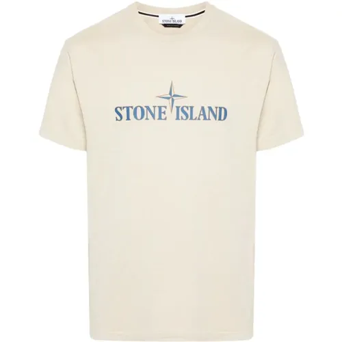 Herren T-Shirts & Polos , Herren, Größe: L - Stone Island - Modalova