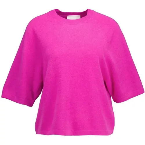Relaxed Fit Round Neck Cashmere Sweater , female, Sizes: M, L - Absolut Cashmere - Modalova