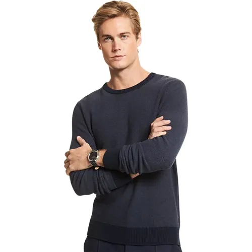 Texture Stitch Crew , male, Sizes: XL - Michael Kors - Modalova