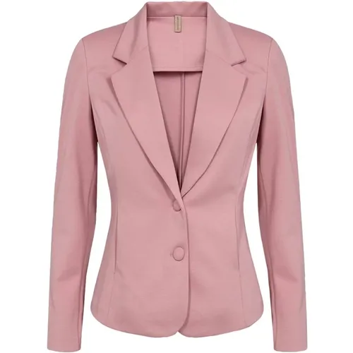 Daniela 1 Rosa Blazer , Damen, Größe: XL - Soyaconcept - Modalova