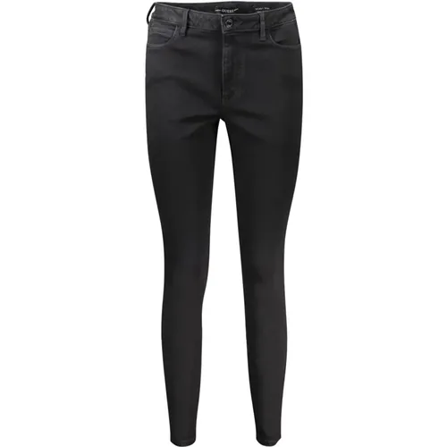 Schwarze Skinny High Denim Jeans , Damen, Größe: W27 L29 - Guess - Modalova