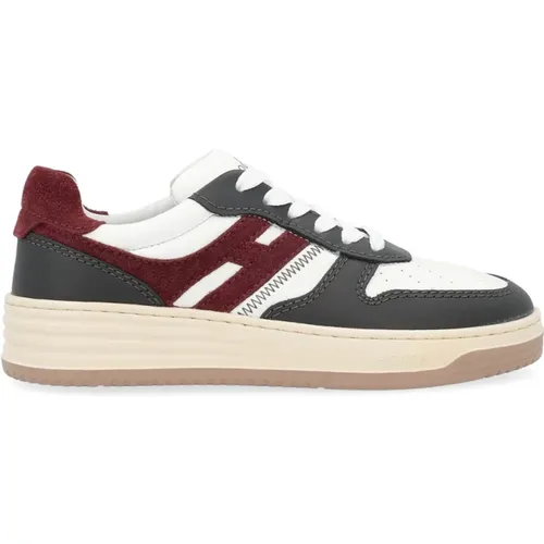 Laced Sneaker , female, Sizes: 8 UK, 7 UK, 3 1/2 UK, 6 UK, 6 1/2 UK, 5 1/2 UK, 4 UK, 3 UK, 4 1/2 UK, 5 UK - Hogan - Modalova