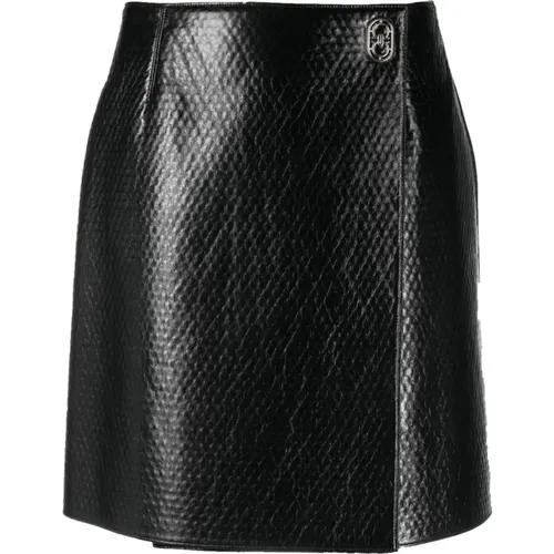 Leather Skirt Casual Style , female, Sizes: XS - Salvatore Ferragamo - Modalova