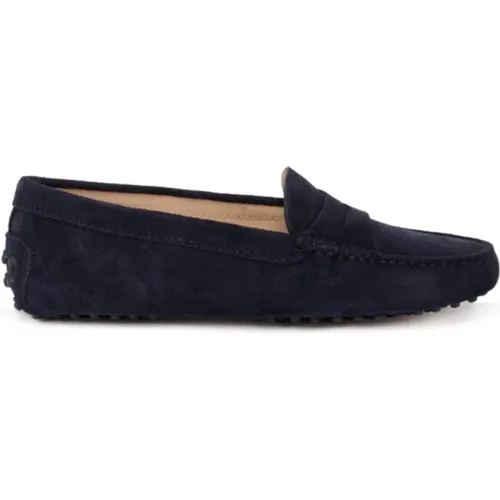 Gommini` Suede Loafers , female, Sizes: 6 UK, 7 UK, 4 UK, 5 UK - TOD'S - Modalova