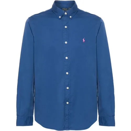 Blaue Hemden Ss24 Herrenbekleidung , Herren, Größe: L - Ralph Lauren - Modalova