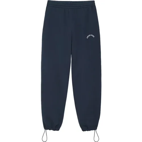 Weiche und bequeme Sweatpants mit elastischem Bund und Kordelzug am unteren Beinabschluss , Damen, Größe: M - Anine Bing - Modalova