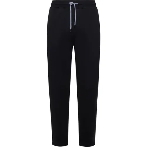 Schwarze Sweatpants Elastischer Bund Gerades Bein - BRUNELLO CUCINELLI - Modalova