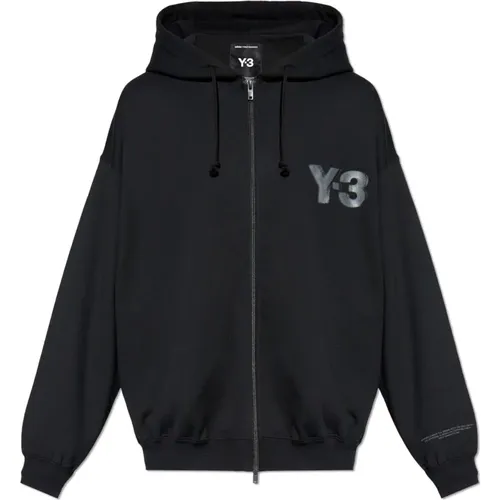 Reißverschluss-Sweatshirt , Herren, Größe: M - Y-3 - Modalova