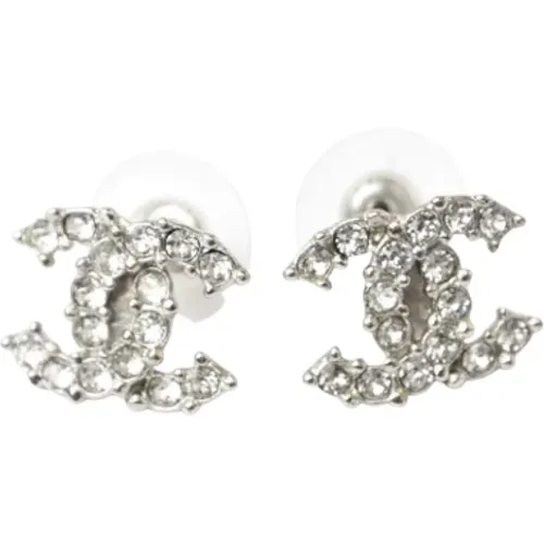 Pre-owned Metal earrings , female, Sizes: ONE SIZE - Chanel Vintage - Modalova