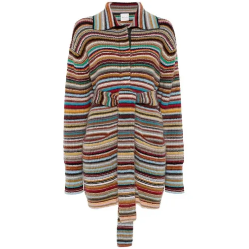 Maxi Cardigan MultiColour Pullover - PS By Paul Smith - Modalova