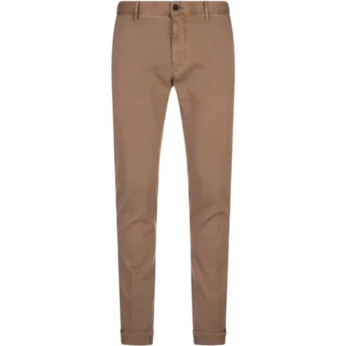 Slim Fit Chino Trousers , male, Sizes: W33, W34, W35, W32 - Incotex - Modalova