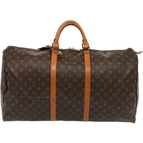 Pre-owned Canvas travel-bags , female, Sizes: ONE SIZE - Louis Vuitton Vintage - Modalova