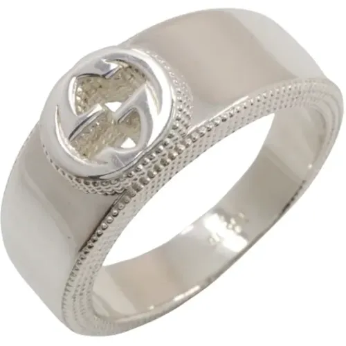 Pre-owned Metal rings , female, Sizes: ONE SIZE - Gucci Vintage - Modalova