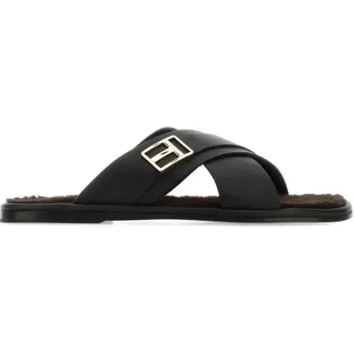 Schwarze Sandalen - Klassischer Stil , Herren, Größe: 39 EU - Tom Ford - Modalova
