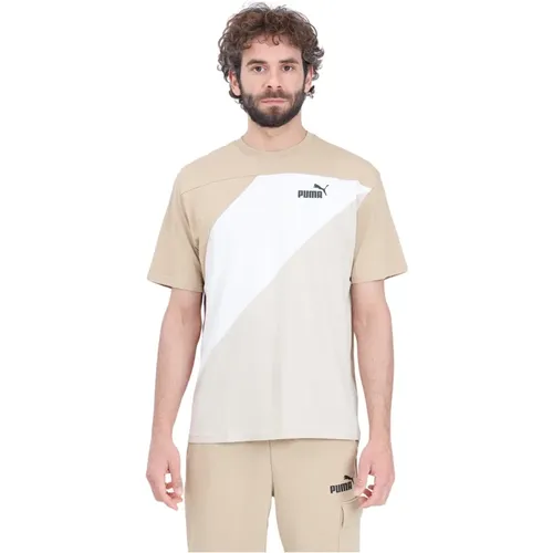 Farbblock T-Shirt für Männer , Herren, Größe: 2XL - Puma - Modalova
