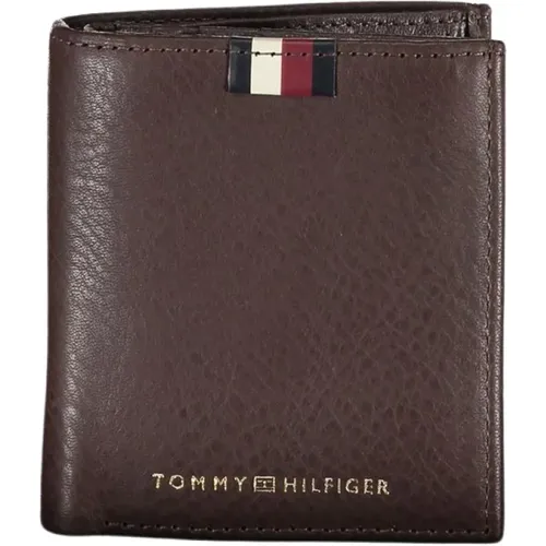 Leather Wallet , male, Sizes: ONE SIZE - Tommy Hilfiger - Modalova