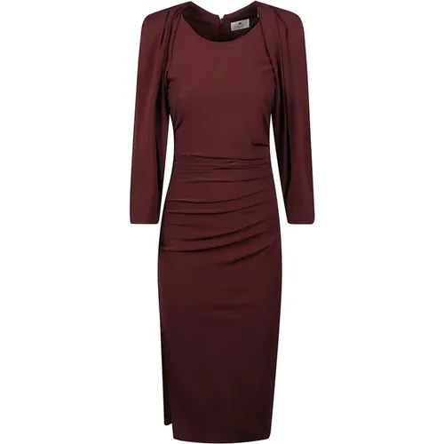 Elegantes Schwarzes Kleid für Frauen - Elisabetta Franchi - Modalova