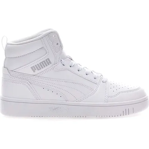 Jugend Mid-Top Sneakers Weiß-C , Damen, Größe: 37 1/2 EU - Puma - Modalova