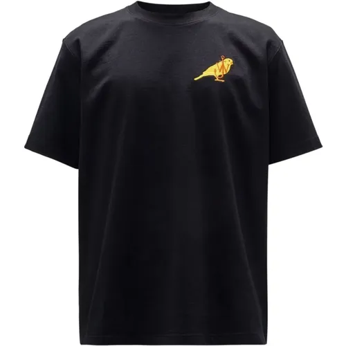 Cotton Jersey Crew Neck T-shirt , male, Sizes: M, L, S, XS, XL - JW Anderson - Modalova
