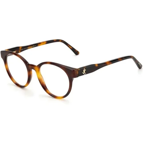 Classic Havana Frame Glasses , unisex, Sizes: 49 MM - Jimmy Choo - Modalova