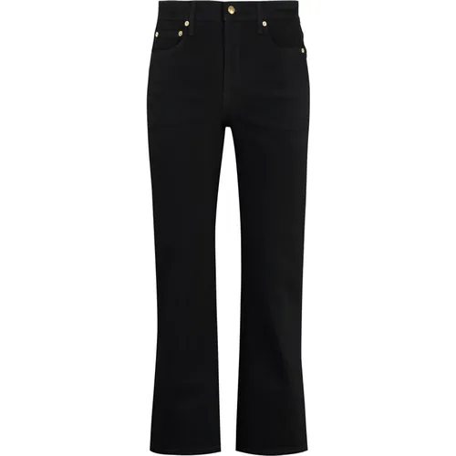 Ausgestellte Boot-Cut Jeans mit Metall-Details , Damen, Größe: W27 - TORY BURCH - Modalova