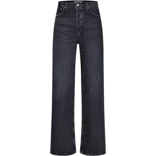 Modern Loose Fit Straight Jeans , female, Sizes: W27 - Agolde - Modalova