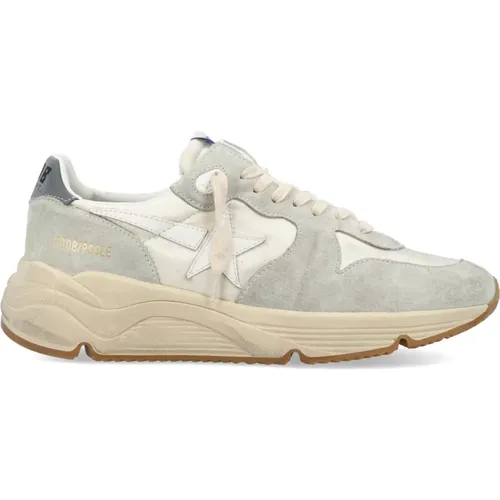 Mens Shoes Sneakers Cream/ice/white Ss24 , male, Sizes: 8 UK - Golden Goose - Modalova