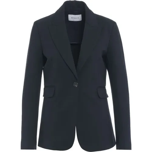 Italienischer Blazer mit Spitzrevers - Gender - Modalova