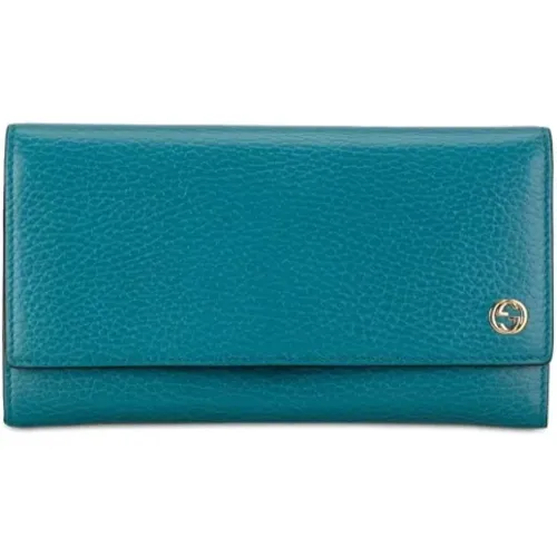 Pre-owned Leather wallets , female, Sizes: ONE SIZE - Gucci Vintage - Modalova