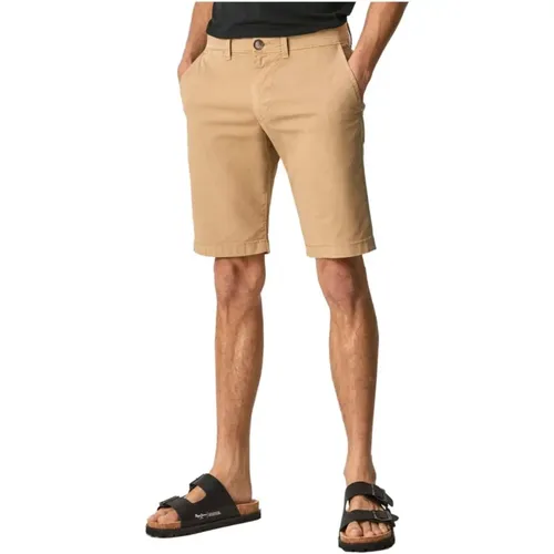 Summer Bermuda Shorts with Chinese Style , male, Sizes: W38, W34 - Pepe Jeans - Modalova