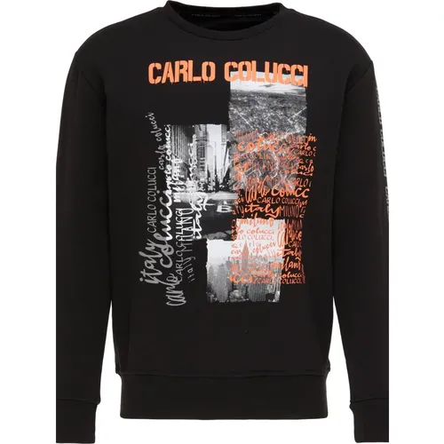 Men`s Ciprani Sweatshirt , male, Sizes: S - carlo colucci - Modalova