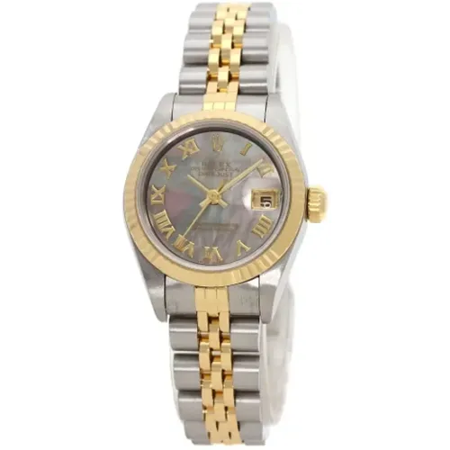 Pre-owned Stainless Steel watches , female, Sizes: ONE SIZE - Rolex Vintage - Modalova