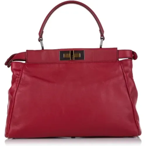 Pre-owned Leather handbags , female, Sizes: ONE SIZE - Fendi Vintage - Modalova