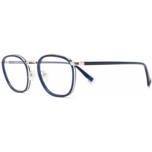 Blaue Optische Brille für den Alltag , unisex, Größe: 52 MM - Gigi Studios - Modalova