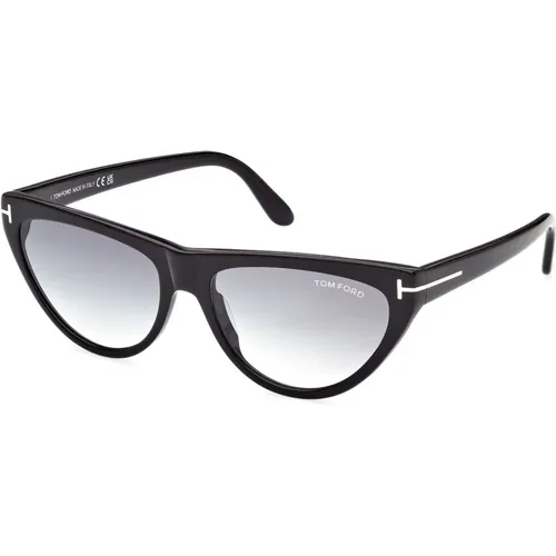 Mode Sonnenbrille Schwarz Quadratischer Stil - Tom Ford - Modalova