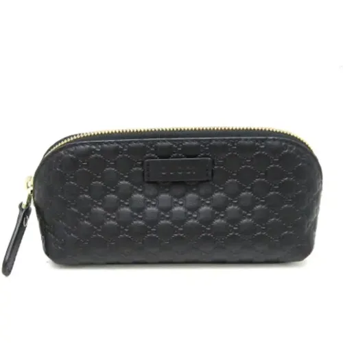 Pre-owned Leather clutches , female, Sizes: ONE SIZE - Gucci Vintage - Modalova