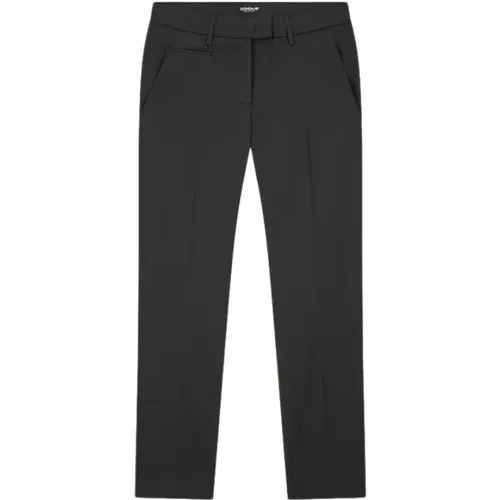 Schwarze Slim Chino Hose , Damen, Größe: W25 - Dondup - Modalova