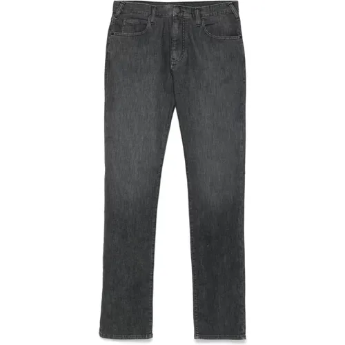 J45 Jeans, Cotton Elastan Fit Pockets , male, Sizes: W38, W33, W32, W34, W40, W36 - Emporio Armani - Modalova