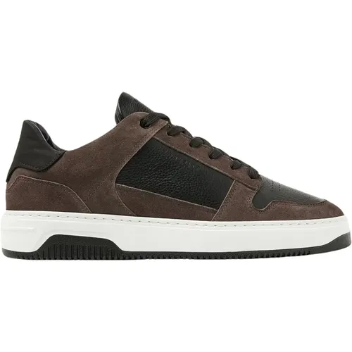 Schwarze Court Sneakers , Herren, Größe: 42 EU - Nubikk - Modalova