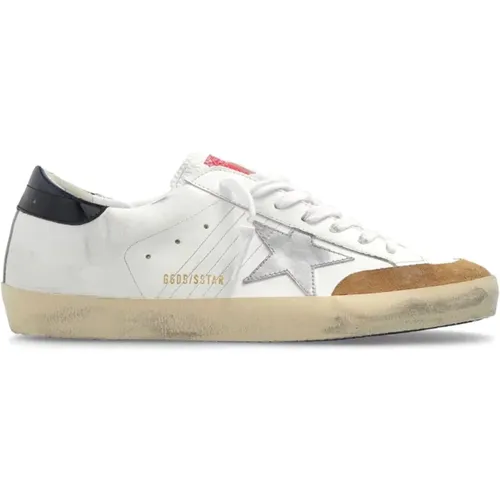 Weiße Super Star Sneakers , Herren, Größe: 41 EU - Golden Goose - Modalova