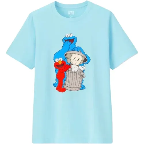 Sesame Street Companion Trash Can Tee , Herren, Größe: M - Kaws - Modalova