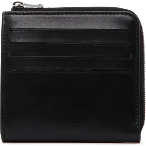 Leather Wallet for Men , male, Sizes: ONE SIZE - Jil Sander - Modalova