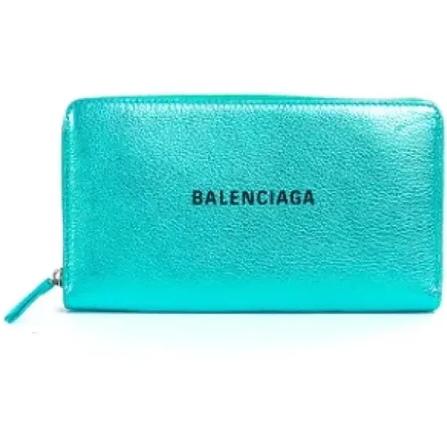 Pre-owned Leather wallets , female, Sizes: ONE SIZE - Balenciaga Vintage - Modalova